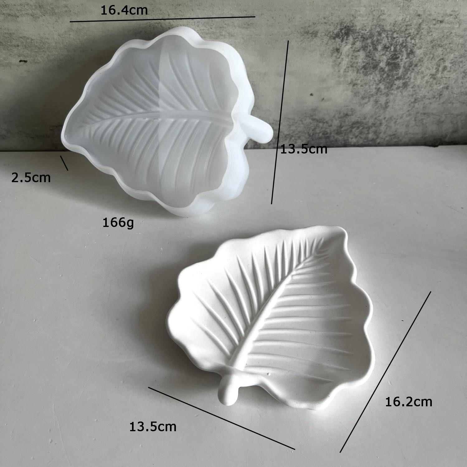 Leaf fruit plate mold
