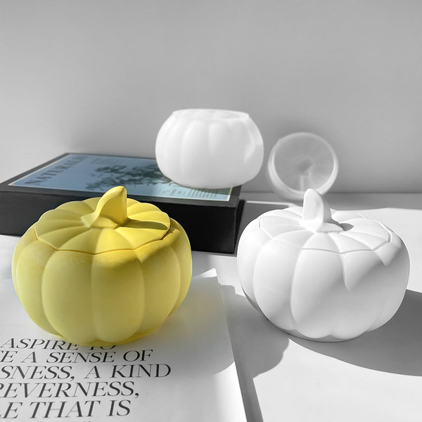 Pumpkin Storage Box Mold (Silicone Mold)
