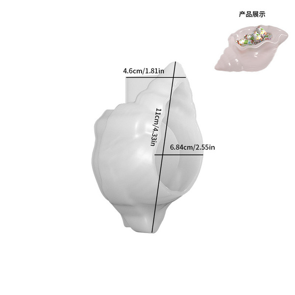 Short conch candle Cup mold