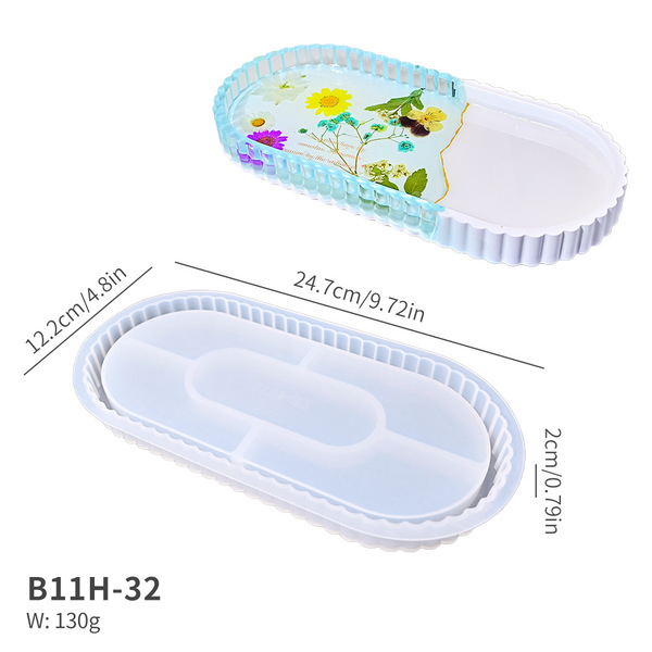 Oval Serving Tray / Resin Tray Mold